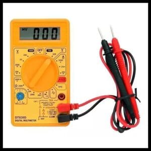 Multímetro Digital DT-830 com bateria e ponta de teste (SEM BIPE)