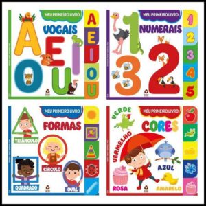 Coleção Meu Primeiro Livro - Kit com 4 Livros