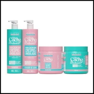 Kit de Nutrição Para Cabelos Cacheados - Meu Cacho Definido GLATTEN
