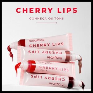 Lip Balm Gloss Labial Cherry Lips RUBY ROSE - Linha Rosa