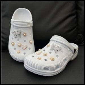 Babuche Feminina Luxo em EVA Sandália com Enfeites Personalizados Ortopédica Enfermagem