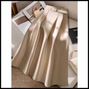 Saia longa feminina/saia longa /Courino e Malha Lurex brilho Elegante moda evangélica do PP ao G3 LANÇAMENTO