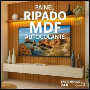 Placas Até 100 Painel de Parede em MDF Autocolante - Premiun Casa Decoração Lar