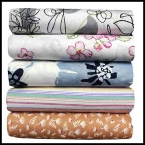 Kit 5 Lençol Casal Queen Estampado com Elástico Avulso Pacote Com 5 Lençóis Estampas Sortidas