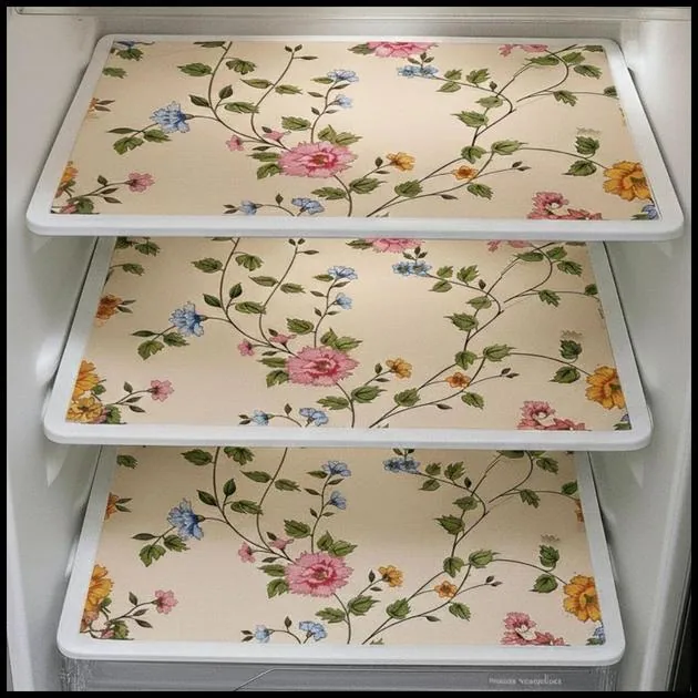Toalha de Geladeira com 3 -PVC - Kit - Lavável - 46x32cm