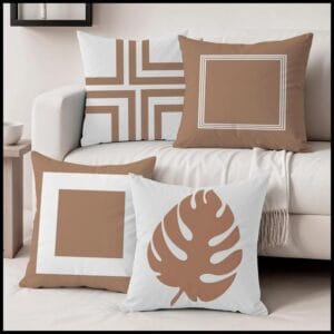 Kit Com 04 Capas De Almofadas Decorativas 45x45 Em Oxford