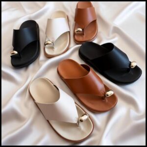 Sandália Feminina Papete Birken Luxo Rasteira Lançamento Verão Promoção