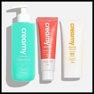 Kit Antioleosidade - Limpador Fiacial, Gel Creme Hidratante Facil Calming Cream, Protetor Solar FPS 60