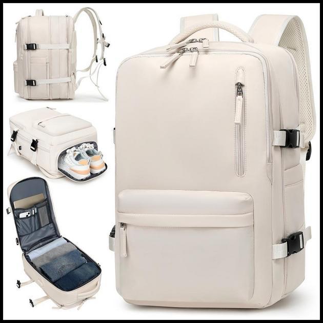 Mochila Viagem Feminina Masculinas Multifuncional Reforçada Impermeável Expansível Mochila Notebook