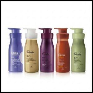 Hidratante Corporal Natura Todo dia 400ml Macadâmia Camomila Lavanda Amora Caju Pêra Melissa