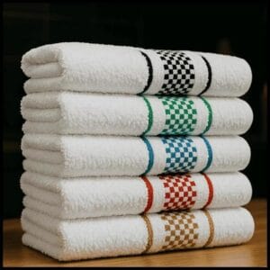 Kit 6 Panos de Prato Jacquard 45x70 Atoalhado Toalha Copa Felpudo Cozinha