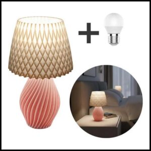 Abajur Luminária De Mesa Sala Quarto Moderno Com Lâmpada