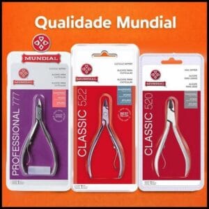 Alicate de Cuticula Profissional e Cortador De Unha Mundial 777 e 522