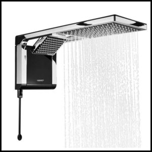 Chuveiro Lorenzetti Acqua Duo Preto e Cromo 7800w 220v