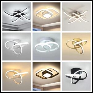 Luminária De Teto Pendente Led Moderna Lustre para Corredor Sala Quarto Cozinha