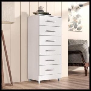 Comoda Helena 6 Gav - Tonielque Moveis