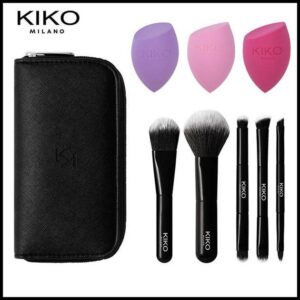 kiko milano Conjunto De Pinc茅is De Maquiagem Port谩til Ferramentas Pincel Labial/De Delineador/Base E blush