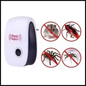 Repelente Eletrônico Ultrassônico Mosca Pernilongos Baratas Morcegos repele e Espanta Ratos bivolt