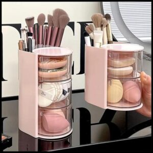 Organizador Multifuncional Para Maquiagens ou Porta Joias 3 Andares