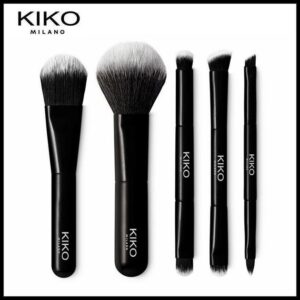 KIKO Milano Conjunto de pincéis de maquiagem / 5pcs+Saco organizador
