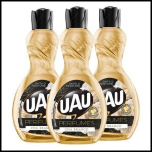 Kit 3un Limpador 500ml UAU Perfume Chá Branco