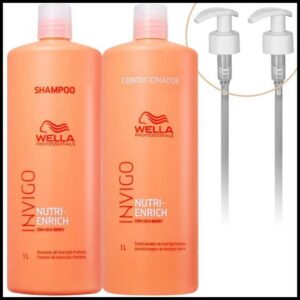 Kit Wella Pro InvigoO Enrich Shampoo 1L + Condicionador 1LL