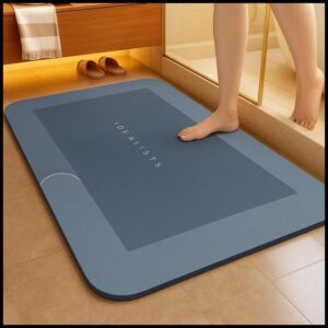 Tapete Banheiro Antiderrapante Absorvente de Secagem Rápida entregar Cor e Estampas sortidos