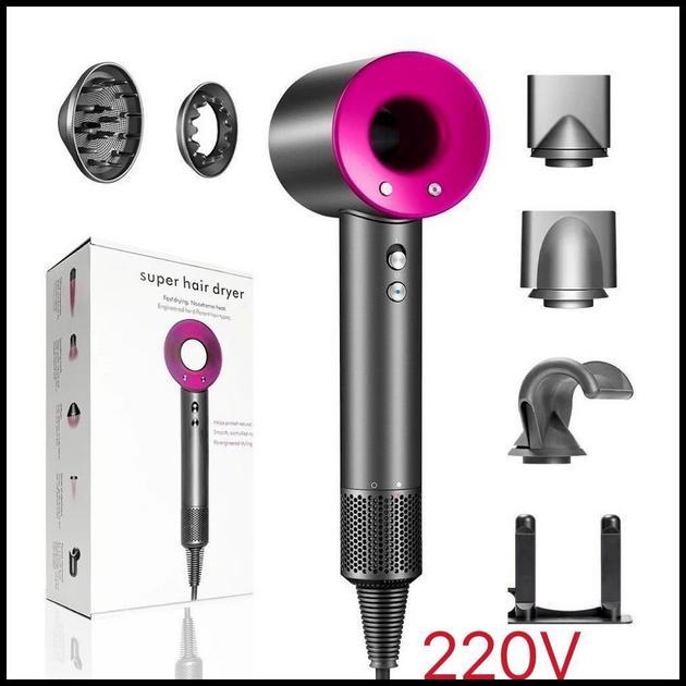 Secador de Cabelo Iônico Secagem Rápida Ar Quente/Frio 220V