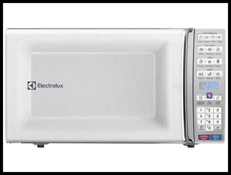 Micro-ondas Electrolux 34L Função Tira Odor e Manter Aquecido Branco MEO44