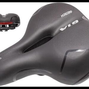 Banco Selim de Bicicleta Gel Confortável Macio 2 Molas Vazado