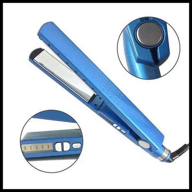 Prancha Chapinha de Cabelo Bivolt 110V/220V Nano Titanium