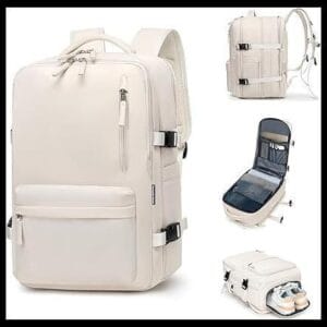 Romantic Crown Mochila de Viagem Expansivel Avião Grande Feminina,Mochila Executiva Masculina Impermeável Reforçada para Notebook,Casual Esportes Hiking Escola Presente1