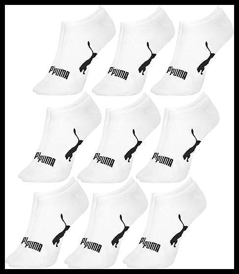 Kit 9 Pares de Meia Puma Cano Baixo Sapatilha Invisível Soquete Esportiva Feminina Adulto