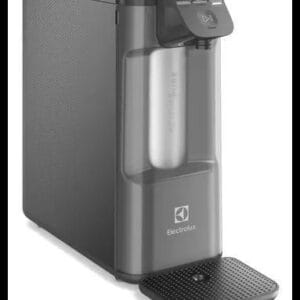 Purificador de Água Gelada Fria e Natural Eletrônico Placa Compacto Electrolux PE12G com Filtro Carvão 6 meses ou 3000L Painel Touch Cinza