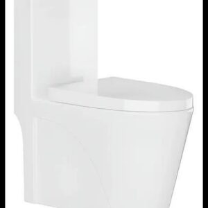 Vaso Sanitário Monobloco Caixa Acoplada Completo - Privada Cor Branco - VAB0002