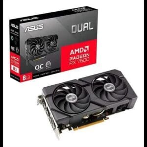 Placa De Vídeo Asus Dual AMD Radeon RX 7600 EVO OC Edition, 8GB, GDDR6, FSR, Ray Tracing