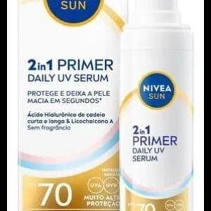 Sérum Nivea SUN 2 em 1 Primer Daily UV FPS70 - 30ml