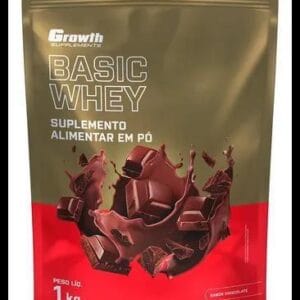 Basic Whey 1kg Growth Supplements - Chocolate