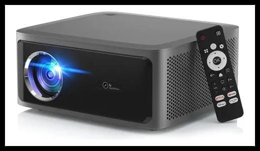 Projetor Bettdow AC1071 1080p 1000ANSI Lumens Wi-Fi Bluetooth LCD 30000lm