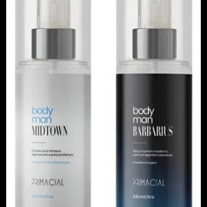 Kit Body Splash Masculino Barbarius E Midtown 200ml by Primacial