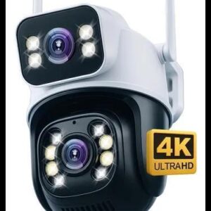 Câmera Segurança Ip Externa Wifi A28 App Icsee À Prova Dágua