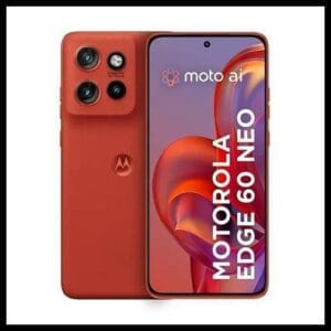 Smartphone Motorola Edge 60 Neo 5G - 256GB 24GB (12GB RAM + 12GB Ram Boost) 50MP Sony Camera Moto AI e tela 1.5K Super HD - Vermelho