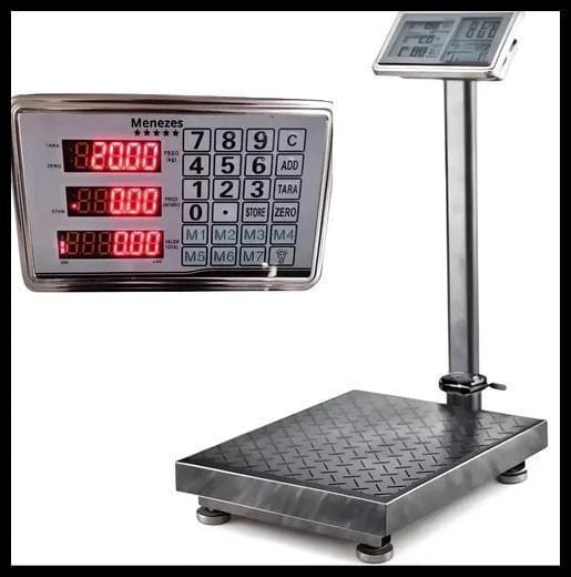 Balança De Plataforma Digital 400kg 40x50 + Garantia