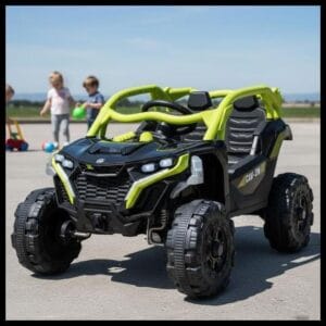 Carro Elétrico Jipe UTV Max Som Luz de Led Controle Remoto 12 volts - Brinq Kids