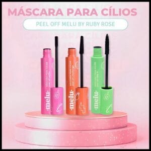 Máscara Para Cílios Rímel Peel Off Melu By Ruby Rose