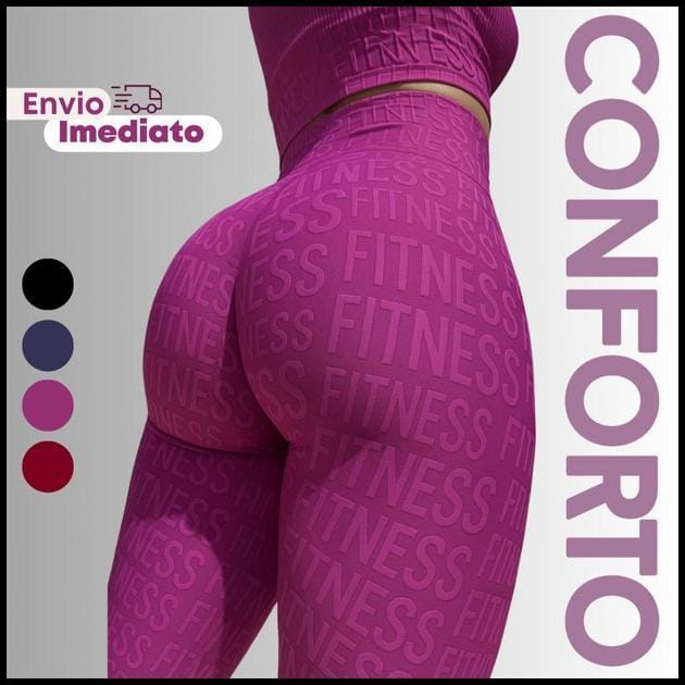 Legging Feminina Fitness 3D Cintura Alta | Compressão e Conforto | Academia e Corrida