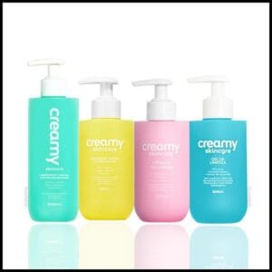 Creamy Skincare Limpador Facial Gel de Limpeza, Emulsão, Glicerinado, Antioleosidade, Pele Oleosa