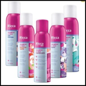Shampoo a Seco Ricca 150mL - Escolha Seu Preferido