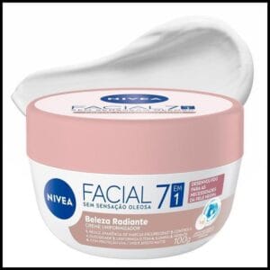 NIVEA Hidratante Facial Beleza Radiante 7 em 1 100g BBB 26