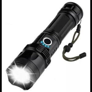 T9 Lanterna Tática Recarregável Led Holofote Lanterna Militar T9 Potente Fazenda Sítio trilha